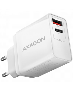 Адаптер за Захранване AXAGON ACU-PQ22W QC3.0 + USB-C PD wall charger ACU-PQ22W ACU-PQ22W