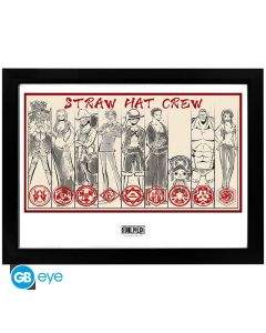 GBEYE ONE PIECE - Framed print "Straw Hat Crew" (30x40)