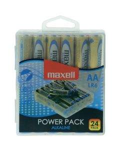 Алкални батерии MAXELL LR6 1,5V AA 24 бр. блистер PVC case