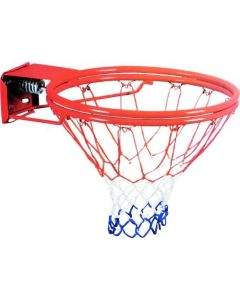 Баскетболен кош MAXIMA, 45 см, Двоен гъвкав ринг с пружина и мрежа 300680