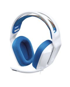 Геймърски слушалки Logitech G335, Микрофон, Бели