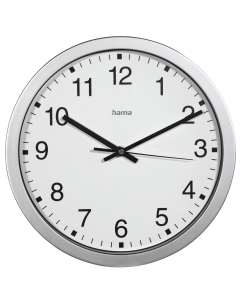 Стенен часовник Hama CWA100, Диаметър 30 см., Бял