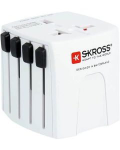 Адаптер SKROSS Micro muv 1.102500, World, Бял