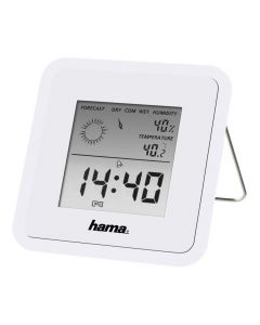 Цифров термометър HAMA TH-50, Хигрометър, Бял