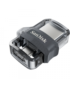 USB памет SanDisk Ultra Dual Drive m3.0, 128GB, OTG, Черен