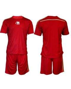 Екип за футбол/ волейбол/ хандбал фланелка с шорти - червен 400118