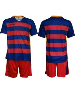 Екип за футбол/ волейбол/ хандбал, фланелка с шорти - червен със синьо рае MAXIMA 400121