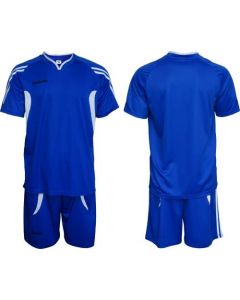 Екип за футбол/ волейбол/ хандбал фланелка с шорти -  син с бяло MAXIMA 400142
