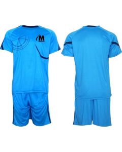 Екип за футбол/ волейбол/ хандбал, фланелка с шорти светло синьо и тъмно синьо 400161