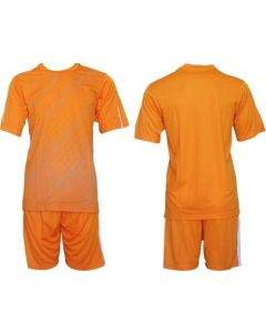 Екип за футбол/ волейбол/ хандбал, фланелка с шорти оранжево и бяло 400172