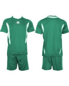 Екип за футбол/ волейбол/ хандбал, фланелка с шорти зелено и бяло 400178