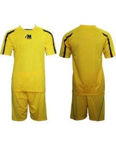 Екип за футбол/ волейбол/ хандбал, фланелка с шорти жълто и черно 400181