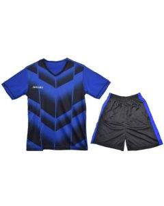 Екип за футбол/ волейбол/ хандбал, фланелка с шорти - син с черно 400624