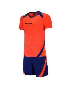 Екип за футбол/ волейбол/ хандбал MAXIMA, детски - оранжев със синьо 400652