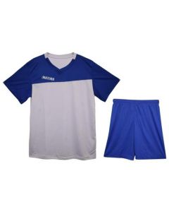 Екип за футбол/ волейбол/ хандбал, фланелка с шорти -  бял със синьо 400668