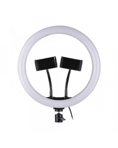 LED Ring осветление DLFI M33, 33см, 25W, С 2 скоби, Черен - 40125