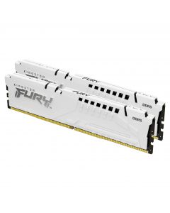 Памет Kingston FURY Beast White 32GB(2x16GB) DDR5 6000MHz CL36 AMD EXPO, KF560C36BWEK2-32