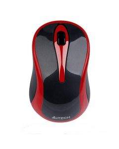 Безжична мишка A4Tech G3-280N-2, V-Track PADLESS,черно/червена, USB