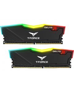 Памет Team Group T-Force Delta RGB Black DDR4 - 16GB (2x8GB) 3200MHz CL16-20-20-40 1.35V