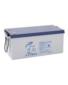 Оловна гелова батерия RITAR (DG12-200), 12V, 200Ah, 522 /240/ 219 mm, F10/M8, За соларни системи