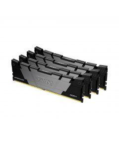Памет Kingston FURY Renegade Black 64GB(4x16GB) DDR4 3600MHz CL16 KF436C16RB12K4/64