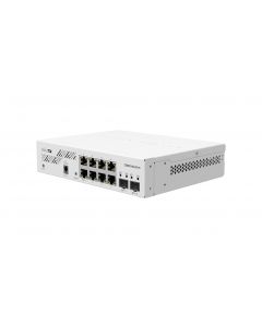 Суич MikroTik CSS610-8G-2S+IN, 8 x Gigabit Ethernet ports, 2 x SFP, PoE in