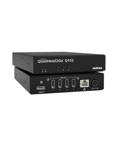 Външен мулти-дисплей адаптер Matrox QuadHead2GO Q155 Multi-Monitor Q2G-H4K за едновременна работа на 4 мониторa с HDMI вход