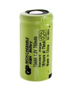 Акумулаторна батерия   NiMH 75AAH-B  2/3AA  1.2V 600mAh 1бр. GP BATTERIES