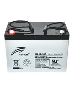 Оловна батерия RITAR (RA12-100S), AGM, 12V / 100 Ah, 306.5/ 168.5/ 210mm, F15(M6)