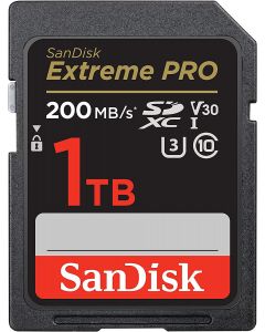 Карта памет SANDISK Extreme PRO SDHC, 1TB, UHS-1, Class 10, U3, 140 MB/s