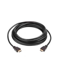 Кабел ATEN 2L-7D15H, HDMI мъжко - HDMI мъжко, с Ethernet, 4K, 15 м, позлатени конектори, Черен