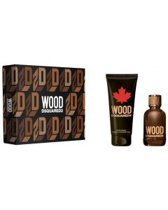 Dsquared2 Wood Комплект за мъже EDT Тоалетна вода 100 ml Душ гел 150 ml /2018