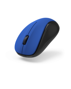 Безжична мишка Hama MW-300 V2, Оптична, 3-бутонна, Тиха, USB, Синя