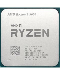 Процесор AMD Ryzen 5 5600, AM4 Socket, 6 Cores, 12 Threads, 3.5GHz(Up to 4.4GHz), 35MB Cache, 65W, Tray