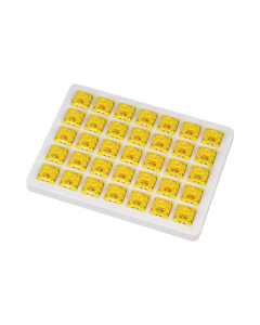 Суичове за механична клавиатура Keychron Gateron Phantom Yellow Switch, Комплект 35 броя