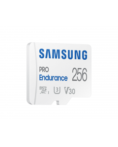 Карта памет Samsung PRO Endurance, microSDXC, UHS-I, 256GB, Адаптер