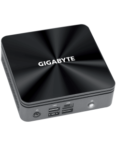 Настолен компютър Gigabyte Brix BRi5H-10210, Intel Core i5-10210U, 2 x SO-DIMM DDR4, SSD NVMe, USB-C, WF+BT, black
