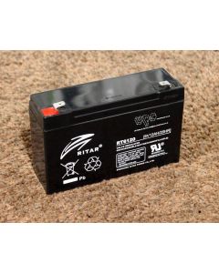 Оловна батерия RITAR, (RT612) AGM, 6V, 12Ah, 150 /50 /93 mm, Терминал1
