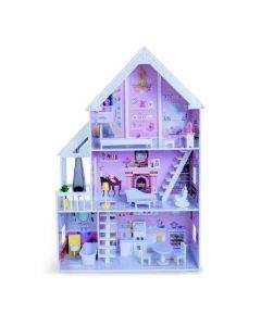 Moni Toys Дървена Къща за кукли Cindarella 4127
