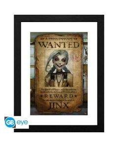 GBEYE LEAGUE OF LEGENDS - Framed print "Jinx Wanted" (30x40)