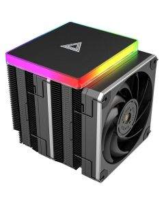 Охладител за процесор MONTECH METAL DT24 Premium ARGB 2x120mm Black AMD/Intel
