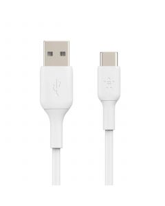 Kабел Belkin BOOST Charge USB-C to USB-A , Бял CAB001bt0MWH