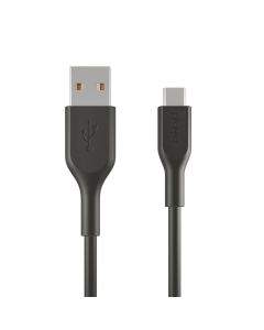 Кабел Belkin Playa USB-A към micro USB 1M, Черен PMBK2005bt1MPBB