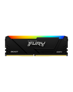 Памет Kingston FURY Beast Black RGB 8GB DDR4 3200MHz CL16 KF432C16BB2A/8