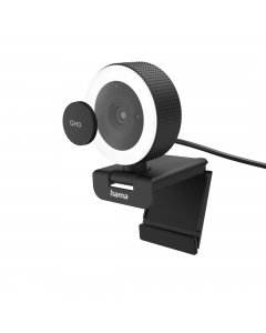 HAMA Уеб камера с LED светлина "C-850 Pro", QHD с дистанционно управление