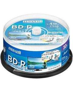 BD-R MAXELL, Single layer, Blu-Ray, 25 GB, 4x, Printable, 25 px.