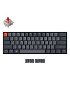 Геймърска Механична клавиатура Keychron K12 Hot-Swappable 60% Gateron Red Switch White LED ABS