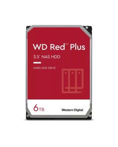 Хард диск WD Red Plus, 6TB NAS, 3.5", 256MB, 5400RPM, WD60EFPX