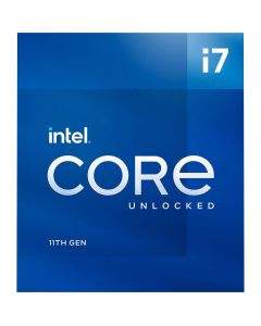 Процесор Intel Rocket Lake Core i7-11700K, 8 Cores, 3.60Ghz (Up to 5.00Ghz), 16MB, 125W, LGA1200, BOX