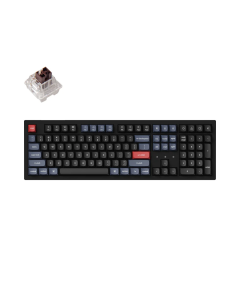 Геймърска Механична клавиатура Keychron K10 Pro QMK Hot-Swappable Full-Size K Pro Brown Switch White LED